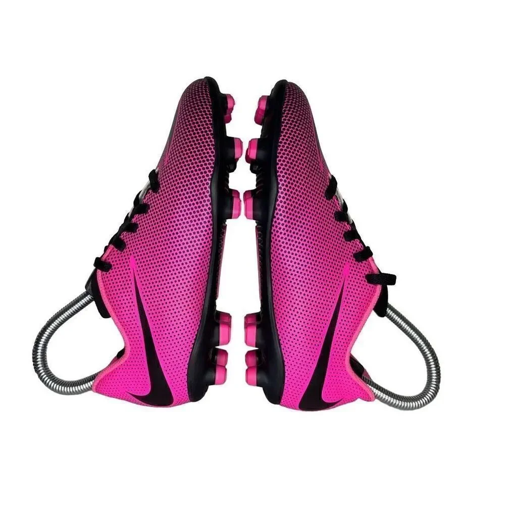 Nike Bravata Ii Girl's Youth Pink Blast Black Sneakers 1.5Y
